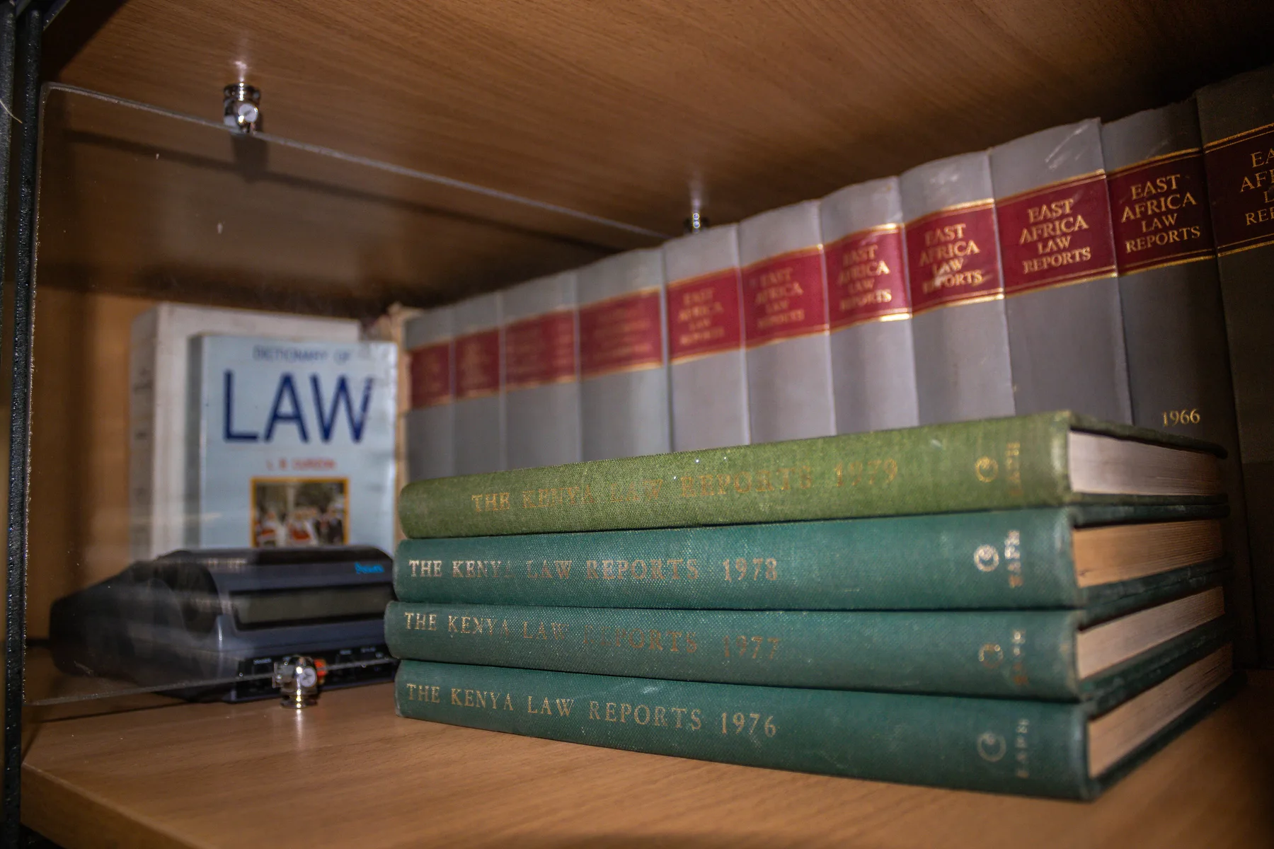 Kenya and East Africa law reports in the firm's library