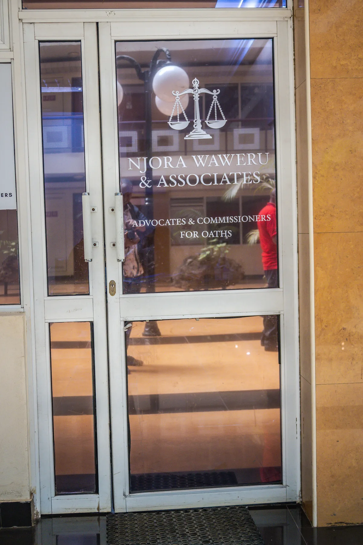 Entrance to Njora Waweru & Associates at 5th Avenue Office Suites